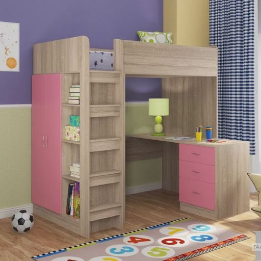 Кровать-чердак «Теремок-3»